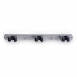 COLGADOR ESCOBAS TRIPLE INOFIX