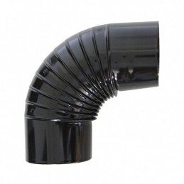 CODO 90 VITRIFICADO NEGRO Ø120