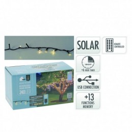 GUIRNALDA 240 LED SOLAR...