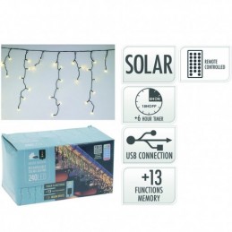 CORTINA 240 LED SOL LUZ...