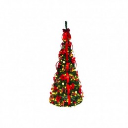 ARBOL NAVIDAD C/CINTA Y 100...