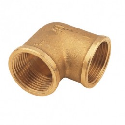 RACOR LATON CODO HH 3/8   1 UN