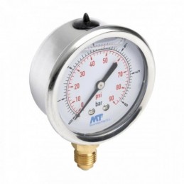 MANOMETRO INOX GLICER DN63...