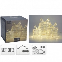 SET DE 3 CAJAS REGALO LED...