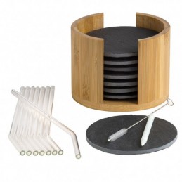 SET POSAVASOS PIZARRA 8...