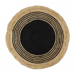 ALFOMBRA YUTE-NEGRO...