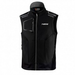 CHALECO GRIS/NEGRO TALLA L