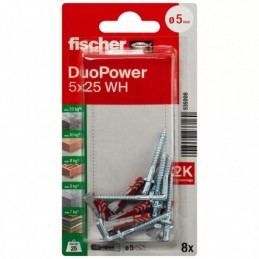 BLISTER DUOPOWER 5X25 WH BL...