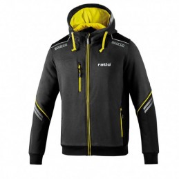 SUDADERA GRIS/AMARILLO TALLA L