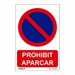 SEÑAL PROHIBIT APARCAR PVC...