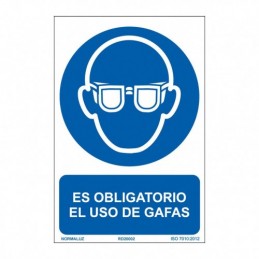 SEÑAL OBLIG EL USO DE GAFAS...