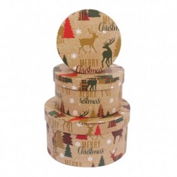 SET 3 CAJAS REDONDAS MOI