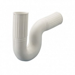 SIFON ABIERTO FLEX.PVC Ø30xØ30
