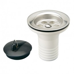 VALV.DESAGUE Ø90xØ40 C/TAPON