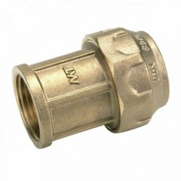 RACOR RECTO LATON PE/H 32mm.x1