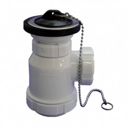 SIFON BOT.Ø70xØ32 C/VALV.MINI