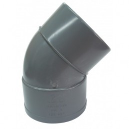 CODO 45º PVC M-H Ø110mm.