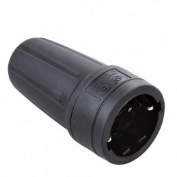 BASE TT 16A-250V CAUCHO...