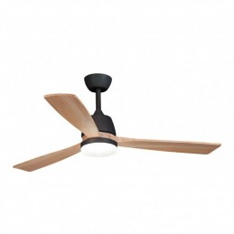 VENTILADOR TECHO LED NEGRO...