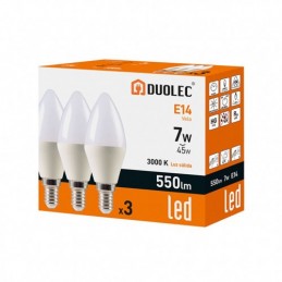 PACK 3 VELA LED DUOLEC 7W...