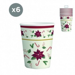 VASOS 266 ML. NAVIDAD 6...