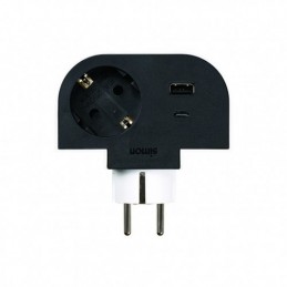 ADAPTADOR GIRAT. 1T+USB SIMON