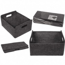 CAJA FIELTRO GRIS.JGO. 2...