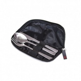 SET CUBIERTOS INOX C/FUNDA...