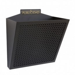 CESTA PUBLICIDAD E2311. NEGRO.