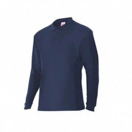 POLO MANGA LARGA GRIS T/L