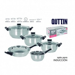 BATERIA COCINA 8 PZS. ACERO...