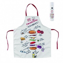 DELANTAL UNISEX RECETA BURGUER