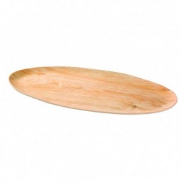PLATO OVALADO MELAMINA. BEIGE