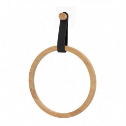 SERIE BAMBU/NEGRO. TOALLERO...