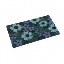 FELPUDO FLORAL 40X70 CM.