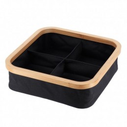SERIE BAMBU/NEGRO. CESTA...