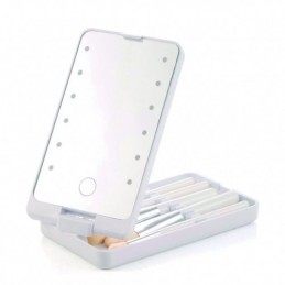 ESPEJO LED C/PINCELES...