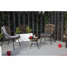 CONJUNTO 2 SILLONES+MESITA