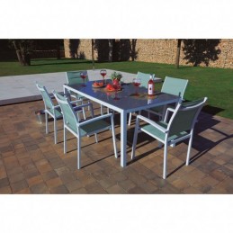 MALDIVAS.MESA ALUM.180X100...