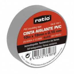 CINTA AISLANTE 19X20M GRIS...