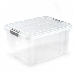 CAJA PLAST. 16L. PLATA...
