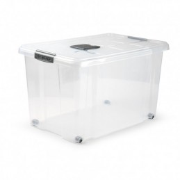 CAJA PLAST. 55L. PLATA...
