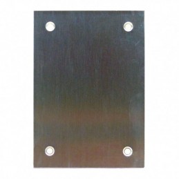 PLACA CIEGA INOX MATE 70X100