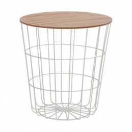 MESA MADERA/ACERO Ø 39X41...